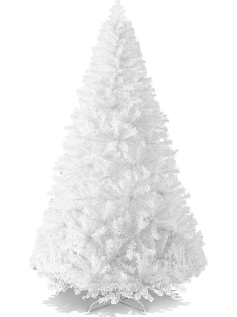 6ft White Artificial Christmas Tree - Premium Pine Holiday Décor, Easy Assembly